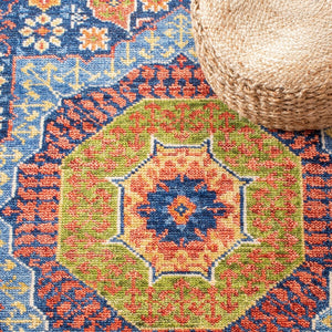 Safavieh Samarkand 166 Hand Knotted 80% Wool and 20% Cotton Traditional Rug SRK166P-9