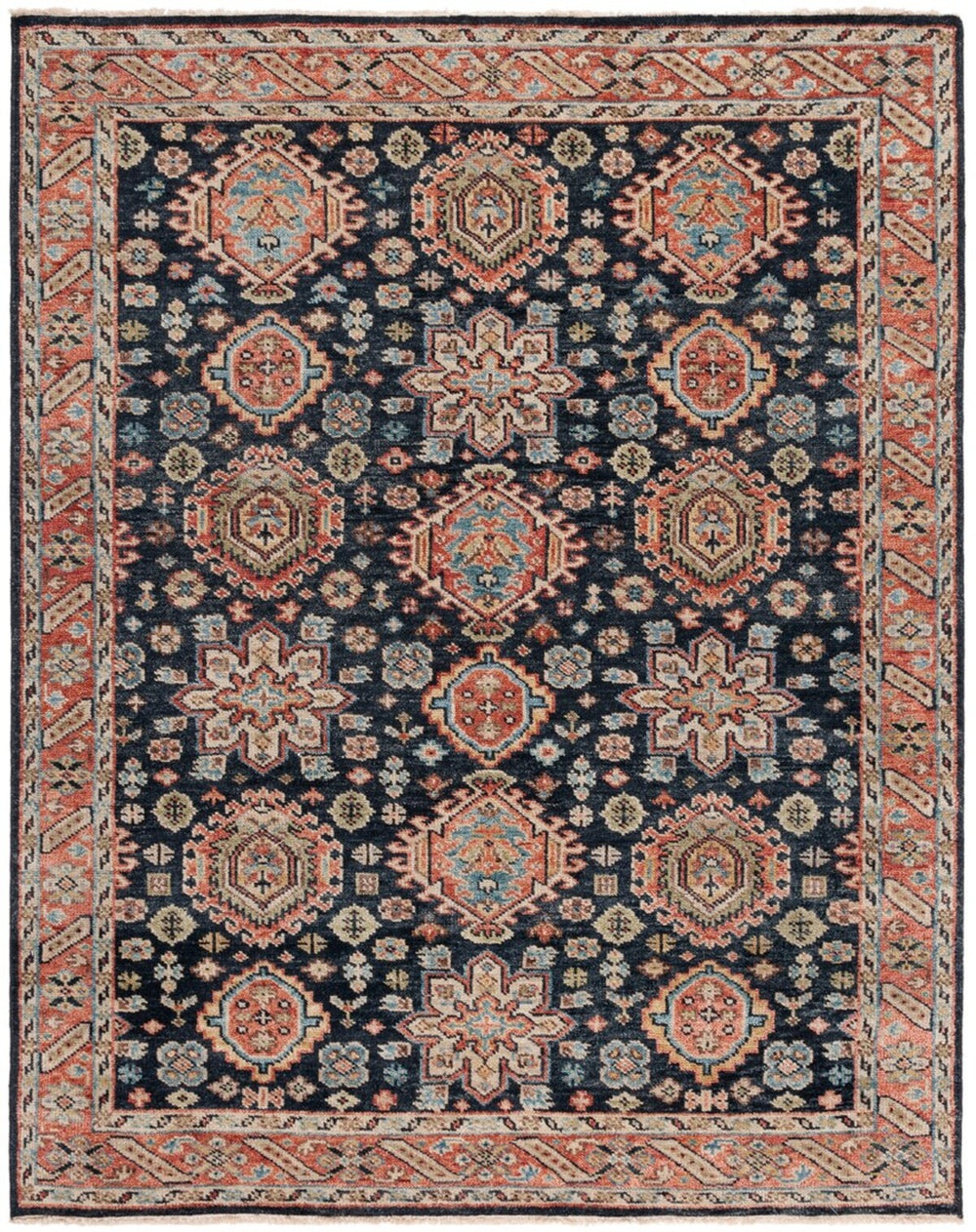 Safavieh Samarkand 172 Hand Knotted 80% Wool and 20% Cotton Rug SRK172Q-9
