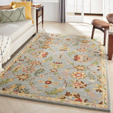 Nourison Tahoe TA13 Handmade Knotted Indoor Area Rug Seaglass 5'6" x 8'6" 99446180223