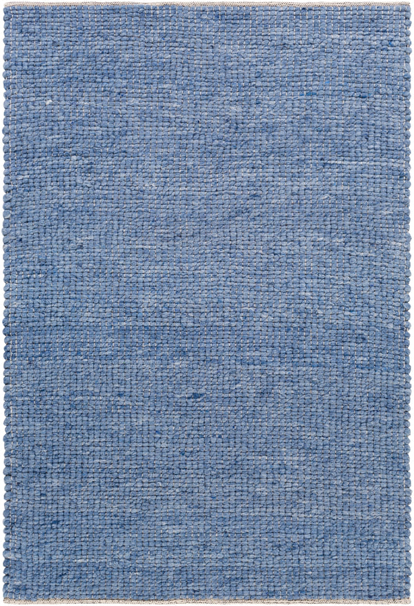 Sierra SRR-2300 Modern Wool, Cotton, Polyester Rug SRR2300-81012 Pale Blue, Denim, Dark Blue, Black, Cream 60% Wool, 20% Cotton, 20% Polyester 8'10" x 12'