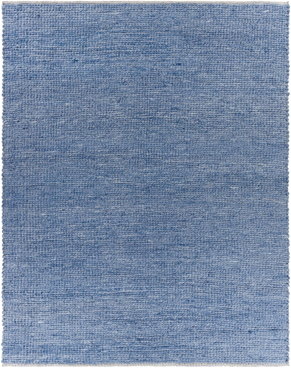 Sierra SRR-2300 Modern Wool, Cotton, Polyester Rug SRR2300-81012 Pale Blue, Denim, Dark Blue, Black, Cream 60% Wool, 20% Cotton, 20% Polyester 8'10" x 12'