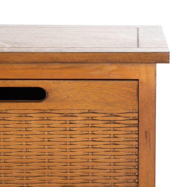 Landers 6 Drawer Storage Unit Honey Brown Wood STG5700C