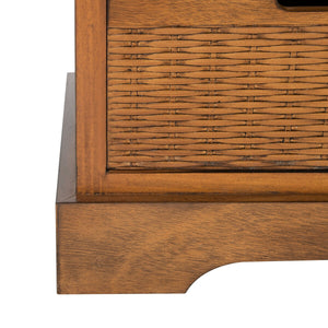 Landers 6 Drawer Storage Unit Honey Brown Wood STG5700C