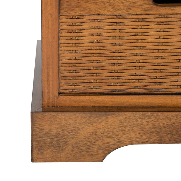 Landers 6 Drawer Storage Unit Honey Brown Wood STG5700C