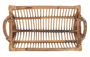 Safavieh Jove Newspaper Rack Honey Brown Wash Rattan STG6500A