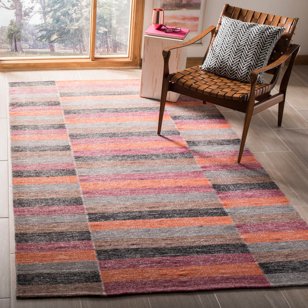 Safavieh Striped STK411 Hand Woven Flat Weave Rug