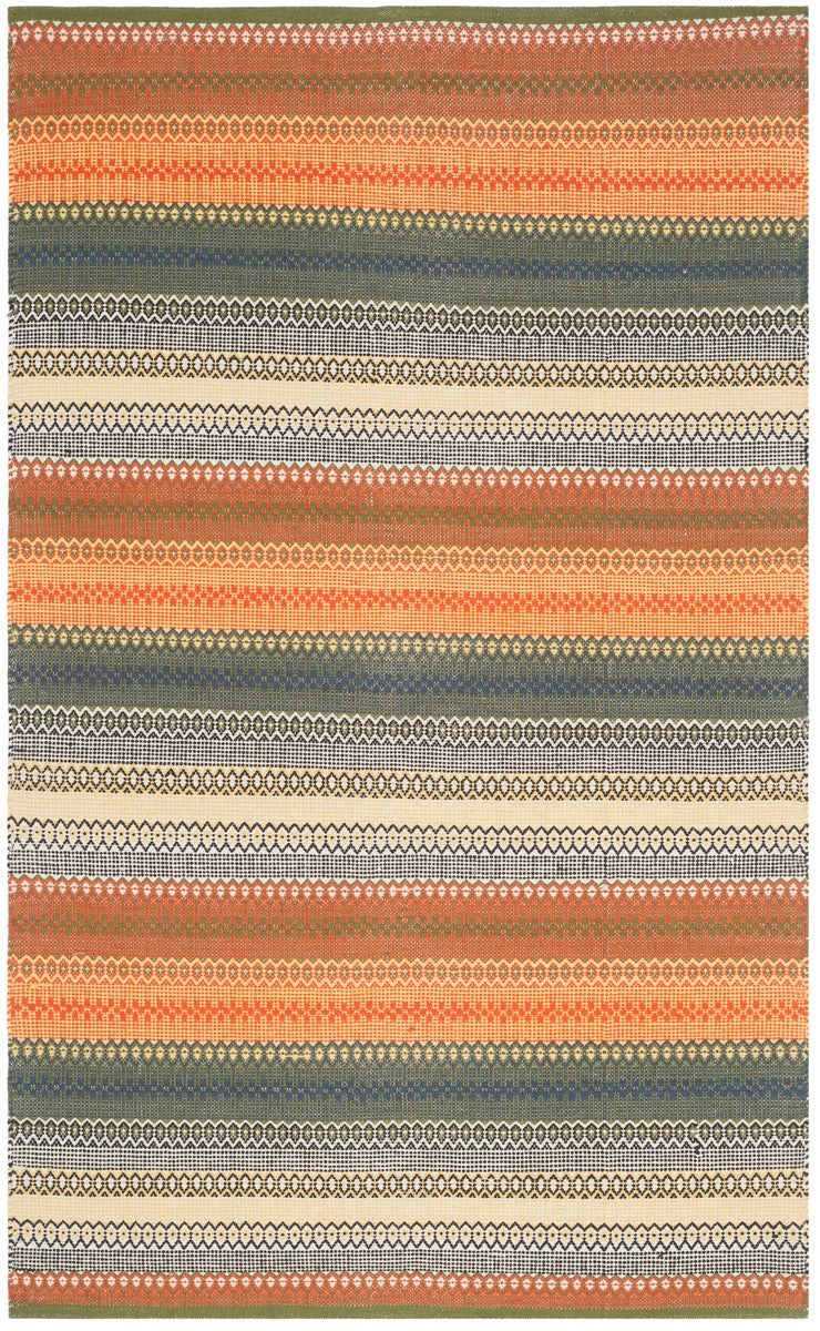 Safavieh Striped STK412 Hand Woven Flat Weave Rug