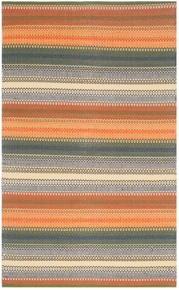 Safavieh Striped STK412 Hand Woven Flat Weave Rug