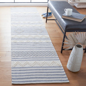 Striped Kilim Hand Woven Rug | 90% Cotton & 10% Wool | Stylish and Durable Home Décor from India