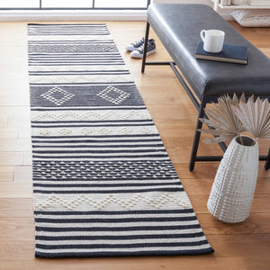 Striped Kilim Hand Woven Rug | 90% Cotton & 10% Wool | Stylish and Durable Home Décor from India