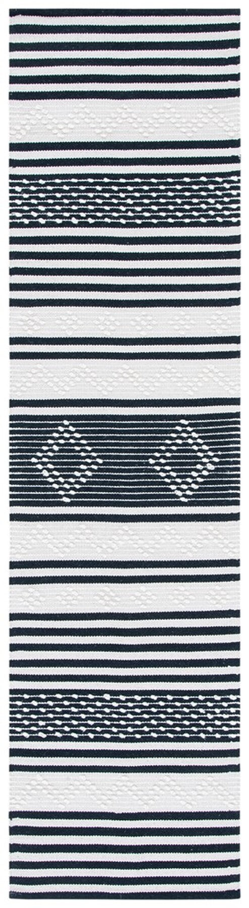 Striped Kilim Hand Woven Rug | 90% Cotton & 10% Wool | Stylish and Durable Home Décor from India