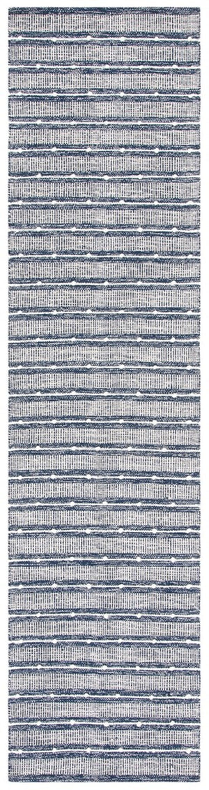 Striped Kilim 513 Hand Woven Rug - Luxurious 90% Cotton & 10% Wool, Stylish Home Décor Accent