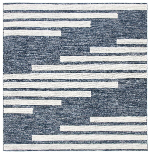 Striped Kilim Hand Woven Rug – Luxurious 90% Cotton & 10% Wool for a Cozy, Elegant Home Décor