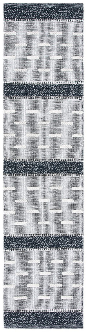 Striped Kilim 518 Hand Woven Cotton Pile Rug - Stylish, Durable, and Ethically Crafted Home Decor