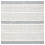 Striped Kilim 519 Hand Woven 100% Cotton Pile Rug