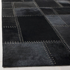 Safavieh Studio Leather 174 Hand Woven Leather with Felt Rug STL174Z-9