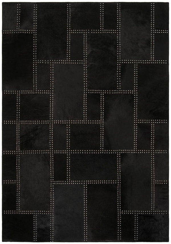 Safavieh Studio Leather 174 Hand Woven Leather with Felt Rug STL174Z-9