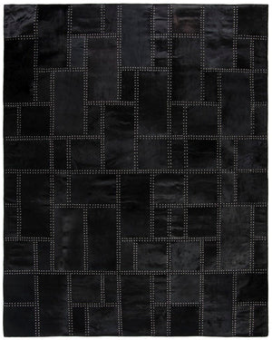 Safavieh Studio Leather 174 Hand Woven Leather with Felt Rug STL174Z-9