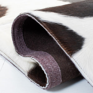 Safavieh Studio Leather 184 Hand Woven Hair on Leather Rug STL184T-8