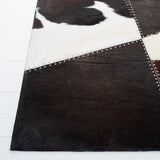 Safavieh Studio Leather 184 Hand Woven Hair on Leather Rug STL184T-8