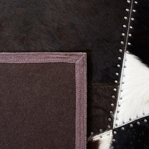 Safavieh Studio Leather 184 Hand Woven Hair on Leather Rug STL184T-8