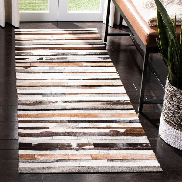 Safavieh Studio Leather 215 Hand Woven Leather Rug STL215A-8