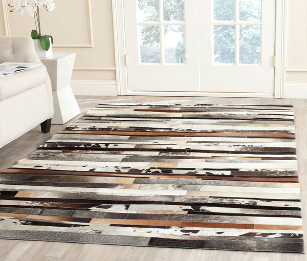 Safavieh Studio Leather 215 Hand Woven Leather Rug STL215A-8