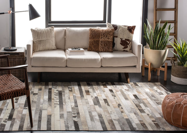 Safavieh Studio Leather 218 Hand Woven Leather Rug STL218A-6R