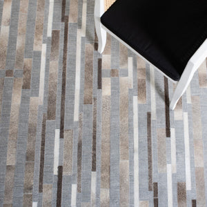 Safavieh Studio Leather 222 Hand Woven Leather and Viscose Rug STL222A-8