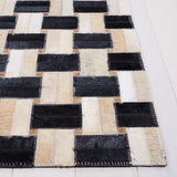 Safavieh Studio Leather 232 Flat Weave Hair on Leather Rug STL232Z-8