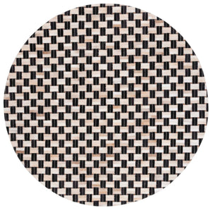 Safavieh Studio Leather 232 Flat Weave Hair on Leather Rug STL232Z-8