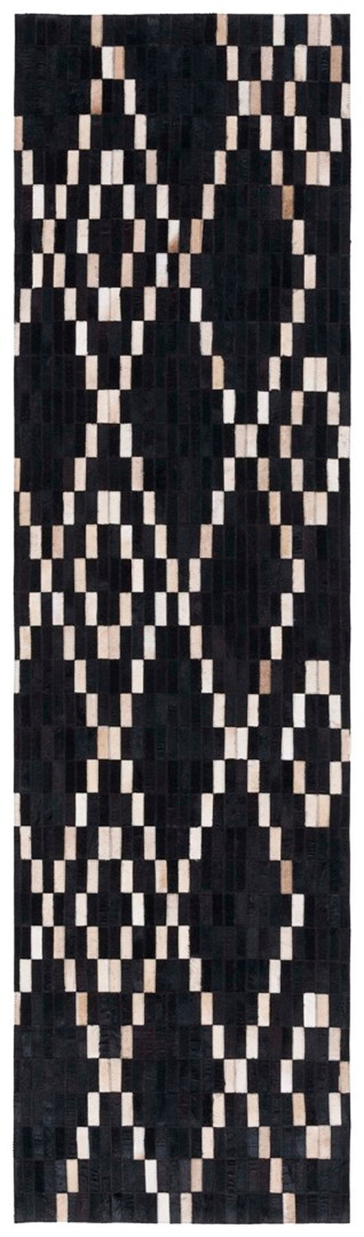 Safavieh Studio Leather 236 Flat Weave Hair on Leather Rug STL236Z-8