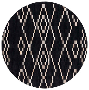 Safavieh Studio Leather 236 Flat Weave Hair on Leather Rug STL236Z-8