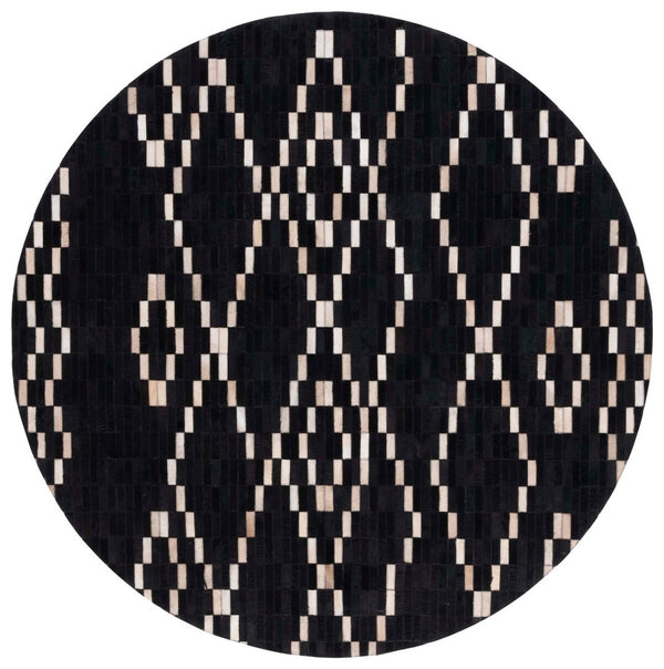 Safavieh Studio Leather 236 Flat Weave Hair on Leather Rug STL236Z-8