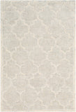 Starlit STR-2306 Cottage Viscose, Wool Rug STR2306-912 Light Gray, Denim, Cream 60% Viscose, 40% Wool 9' x 12'