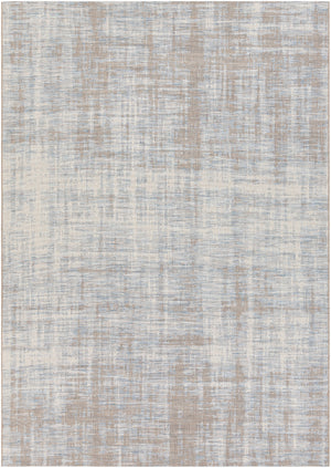 Santa Cruz STZ-6013 Modern Polypropylene Rug STZ6013-7111011 Sky Blue, Pale Blue, Taupe, Cream 100% Polypropylene 7'10" x 10'10"