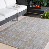 Santa Cruz STZ-6013 Modern Polypropylene Rug STZ6013-7111011 Sky Blue, Pale Blue, Taupe, Cream 100% Polypropylene 7'10" x 10'10"