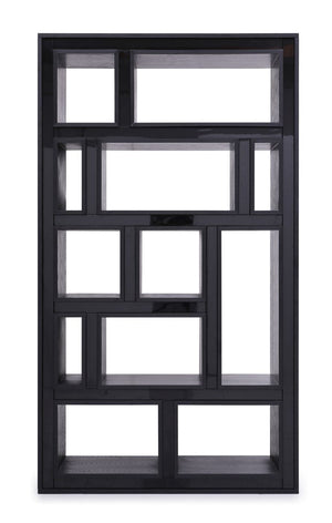 VIG Furniture Modrest Suffolk - Contemporary Black Ash Bookcase VGVCBF-003-7