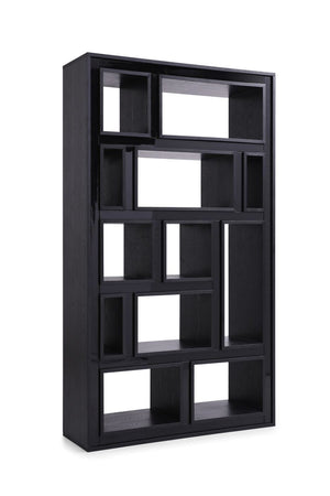 VIG Furniture Modrest Suffolk - Contemporary Black Ash Bookcase VGVCBF-003-7