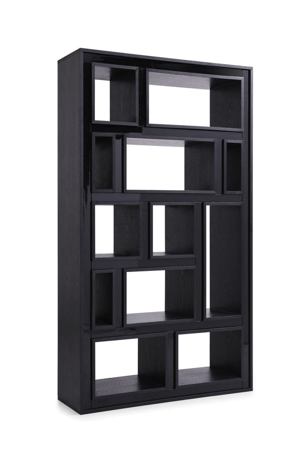 VIG Furniture Modrest Suffolk - Contemporary Black Ash Bookcase VGVCBF-003-7