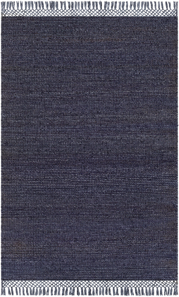 Southampton SUH-2300 Modern Jute, Recycled PET Yarn Rug SUH2300-81012 Navy, Medium Gray 60% Jute, 40% Recycled PET Yarn 8'10" x 12'