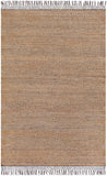 Southampton SUH-2302 Modern Jute, Recycled PET Yarn Rug SUH2302-576 Tan, Charcoal, Medium Gray 60% Jute, 40% Recycled PET Yarn 5' x 7'6"