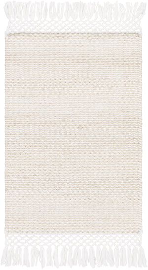 Southampton SUH-2304 Modern Jute, Recycled PET Yarn Rug SUH2304-81012 White, Cream 60% Jute, 40% Recycled PET Yarn 8'10" x 12'