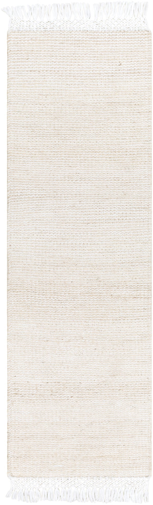 Southampton SUH-2304 Modern Jute, Recycled PET Yarn Rug SUH2304-268 White, Cream 60% Jute, 40% Recycled PET Yarn 2'6" x 8'