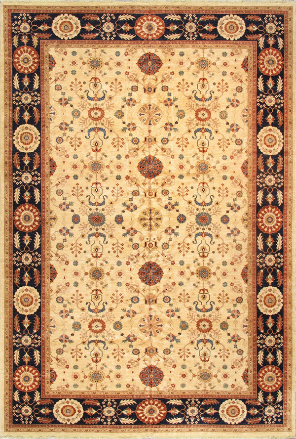 Pasargad Nomad Art Collection Hand-Knotted Lamb's Wool Area Rug '' P-42 12X18-PASARGAD