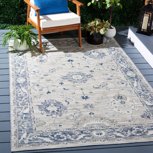 Safavieh Sunrise 624 Flatweave Indoor / Outdoor Rug Grey / Blue Ivory 8' x 10'