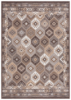 Safavieh Sunrise 630 Flatweave Indoor / Outdoor Rug Ivory / Beige Brown 8' x 10'