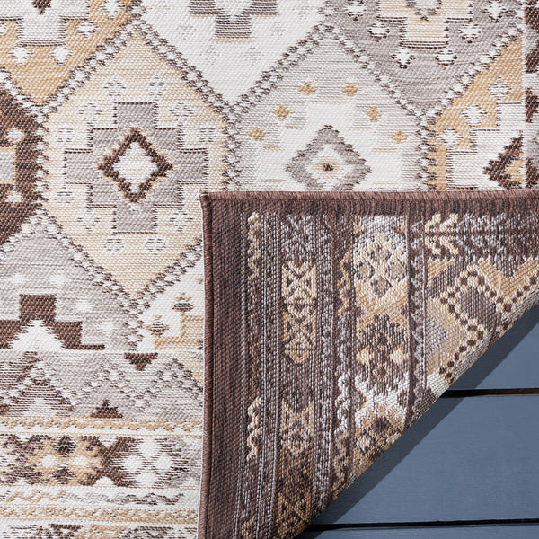 Safavieh Sunrise 630 Flatweave Indoor / Outdoor Rug Ivory / Beige Brown 8' x 10'