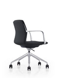 VIG Furniture Modrest Sundar - Modern White Mid Back Conference Office Chair VGFUFK004-B11-BLK-OC