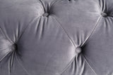 VIG Furniture Divani Casa Darla - Modern Grey Velvet Curved Sectional Sofa VG2T1124-5P-GRY